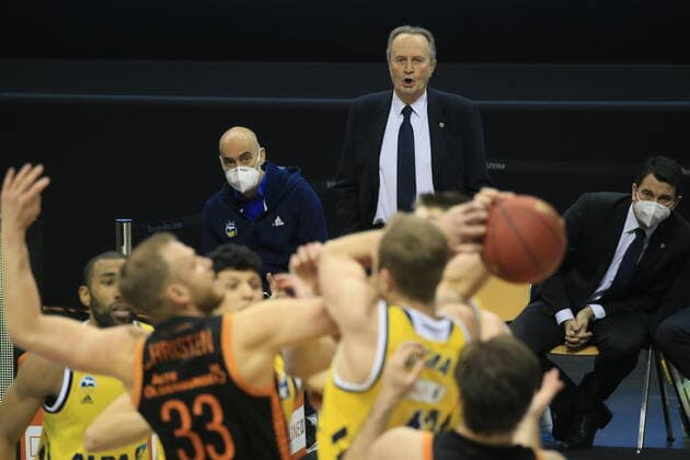 DEU, 1 BBL Alba Berlin vs RASTA Vechta , 31 01 2021, Mercedes Benz Arena, Berlin, DEU, 1 BBL Alba Berlin vs RASTA Vechta , in picture head coach Aito Garcia Reneses ALBA Berlin nordphotoxGmbHx xEngler nph00076