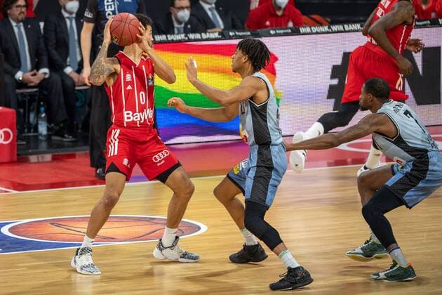Nick Weiler Babb 0 FC Bayern , FC Bayern Basketball vs Crailsheim Merlins, BBL, 31 01 2021 Munich Bavaria Germany Copyright: xkolbert-press UlrichxGamelx
