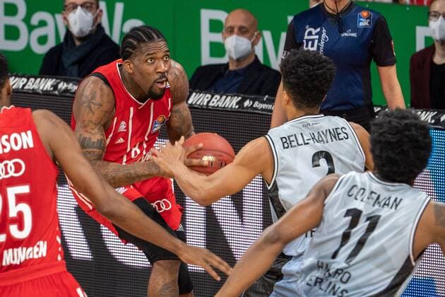 Jalen Reynolds 8 FC Bayern , FC Bayern Basketball vs Crailsheim Merlins, BBL, 31 01 2021 Munich Bavaria Germany Copyright: xkolbert-press UlrichxGamelx