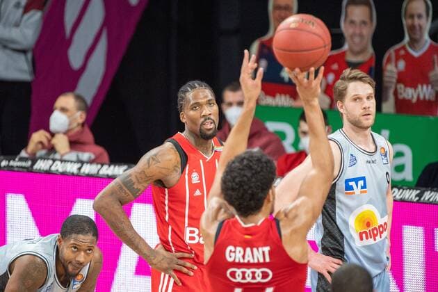 Jalen Reynolds 8 FC Bayern , FC Bayern Basketball vs Crailsheim Merlins, BBL, 31 01 2021 Munich Bavaria Germany Copyright: xkolbert-press UlrichxGamelx