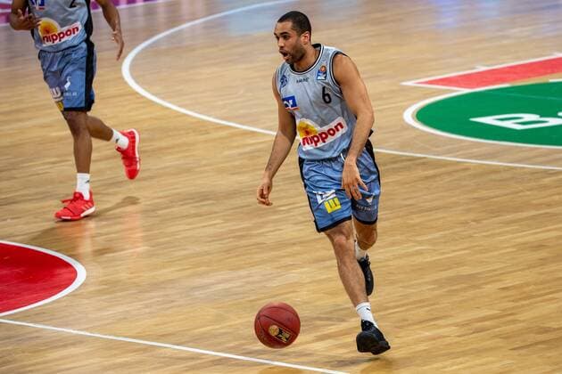 Elias Lasisi 6 Crailsheim Merlins , FC Bayern Basketball vs Crailsheim Merlins, BBL, 31 01 2021 Munich Bavaria Germany Copyright: xkolbert-press UlrichxGamelx