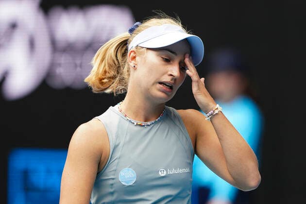 TENNIS WTA, Tennis Damen YARRA VALLEY CLASSIC, Daria Gavrilova of Australia reacts during the Round 2 Yarra Valley Classic - WTA 500 match against Serena Williams of the United States of America at Melbourne Park in Melbourne, Monday, February 1, 2021. ( NO ARCHIVING, EDITORIAL USE ONLY, NO USE IN BOOKS WITHOUT CONSENT MELBOURNE VIC AUSTRALIA  Copyright: xDAVExHUNTx 20210201001517508636