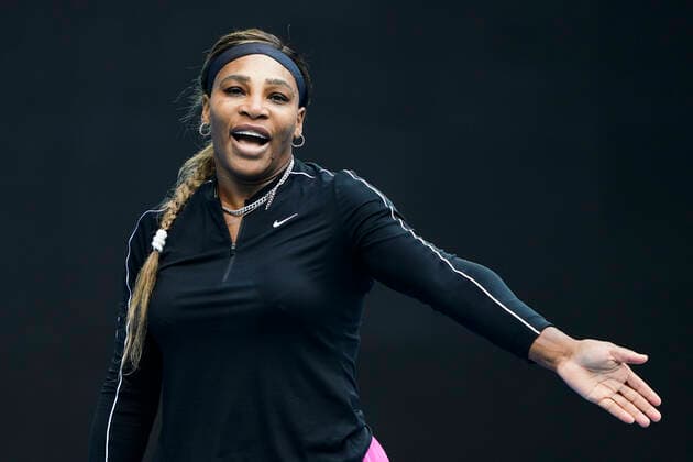 TENNIS WTA, Tennis Damen YARRA VALLEY CLASSIC, Serena Williams of the United States of America reacts during the Round 2 Yarra Valley Classic - WTA 500 match against Daria Gavrilova of Australia at Melbourne Park in Melbourne, Monday, February 1, 2021. ( NO ARCHIVING, EDITORIAL USE ONLY, NO USE IN BOOKS WITHOUT CONSENT MELBOURNE VIC AUSTRALIA  Copyright: xDAVExHUNTx 20210201001517519917