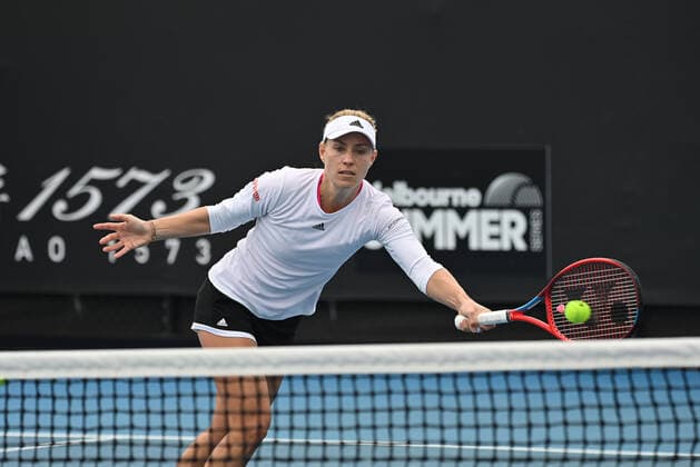 Tennis, WTA Tournament in Melbourne, Angelique Kerber Training