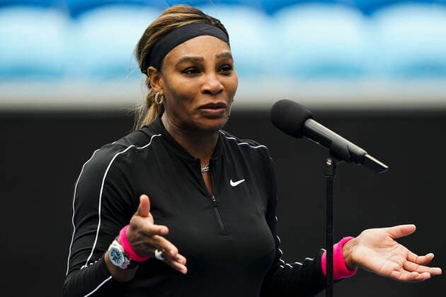 TENNIS WTA, Tennis Damen YARRA VALLEY CLASSIC, Serena Williams of the United States of America speaks after winning the Round 2 Yarra Valley Classic - WTA 500 match against Daria Gavrilova of Australia at Melbourne Park in Melbourne, Monday, February 1, 2021. ( NO ARCHIVING, EDITORIAL USE ONLY, NO USE IN BOOKS WITHOUT CONSENT MELBOURNE VIC AUSTRALIA  Copyright: xDAVExHUNTx 20210201001517521733