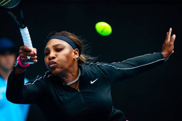 Serena Williams WTA, Tennis Damen 11) during a tennis match between Serena Williams (WTA 11) of USA vs Daria Gavrilova (WTA 452) of AUS, in the first round of the women s singles at the Yarra Valley Classic tournament, a Summer Series tournament ahead of the Australian Open grand slam, Monday 01 February 2021 in Melbourne Park, Melbourne, Australia. PATRICKxHAMILTON  x05951420x