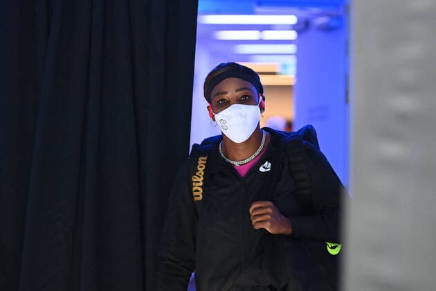 Serena Williams (USA) TENNIS : Australian Open 2021 - 01 02 2021 AntoineCouvercelle Panoramic 