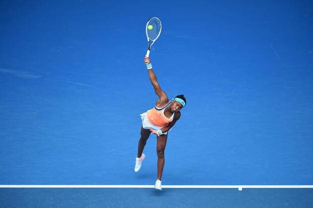 Cori Gauff (USA) TENNIS : Australian Open 2021 - 01 02 2021 AntoineCouvercelle Panoramic 