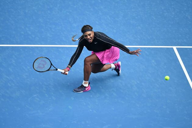 Serena Williams (USA) TENNIS : Australian Open 2021 - 01 02 2021 AntoineCouvercelle Panoramic 