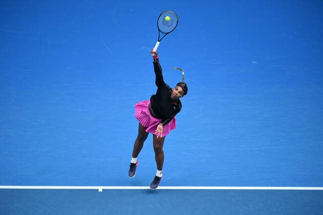Serena Williams (USA) TENNIS : Australian Open 2021 - 01 02 2021 AntoineCouvercelle Panoramic 