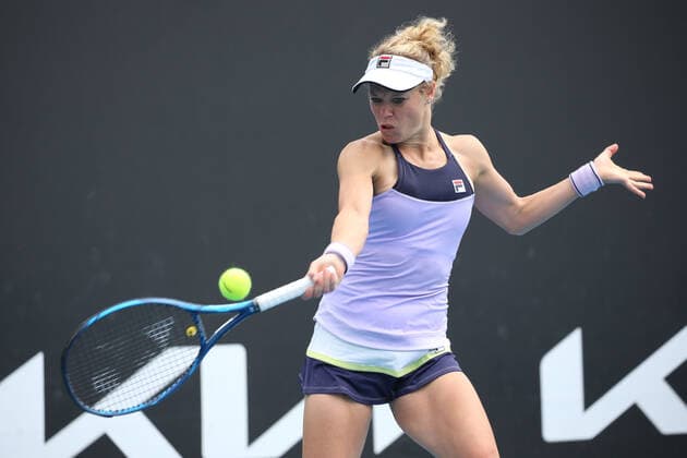 Laura Siegemund, GER, during 2021 Melbourne Summer Series AO pre tournaments in Melbourne, 01 02 2021