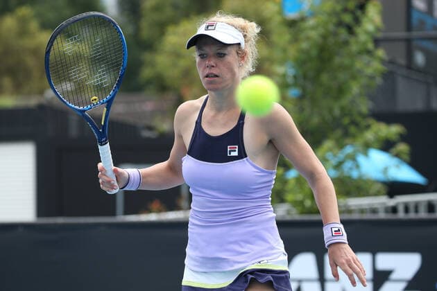 Laura Siegemund, GER, during 2021 Melbourne Summer Series AO pre tournaments in Melbourne, 01 02 2021