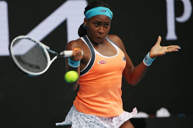 Coco Gauff, USA, during 2021 Melbourne Summer Series AO pre tournaments in Melbourne, 01 02 2021