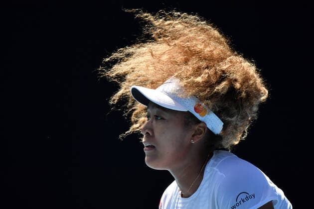 TENNIS YARRA VALLEY CLASSIC, Naomi Osaka of Japan during Round 2 of the Yarra Valley Classic - WTA, Tennis Damen 500 match against Alize Cornet of France at Melbourne Park in Melbourne, Tuesday, February 2, 2021. ( NO ARCHIVING, EDITORIAL USE ONLY, NO USE IN BOOKS WITHOUT CONSENT MELBOURNE VIC AUSTRALIA  Copyright: xDEANxLEWINSx 20210202001517719906