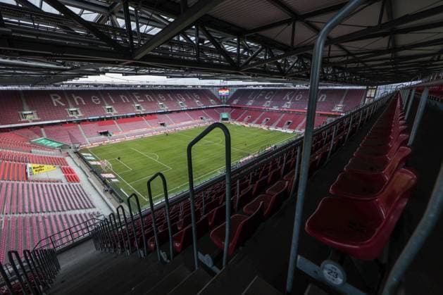 31 01 2021, Football, Season 2020 2021, Bundesliga, 19 Matchday 1 FC Köln DSC Arminia Bielefeld, The empty RheinEnergieSTADION shortly before kick-off DFL REGULATES PROHIBIT ANY USE OF PHOTOGRAPHS AS IMAGE SEQUENCES AND OR QUASI VIDEO Cologne RheinEnergieSTADION NRW Germany xRHR FOTO DEx