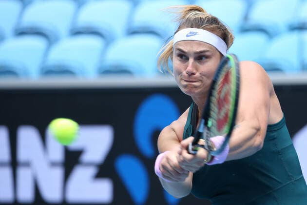 Aryna Sabalenka, BLR, during 2021 Melbourne Summer Series AO pre tournaments in Melbourne, 02 02 2021