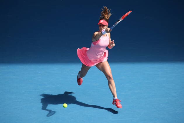 Alize Cornet, FRA, during 2021 Melbourne Summer Series AO pre tournaments in Melbourne, 02 02 2021