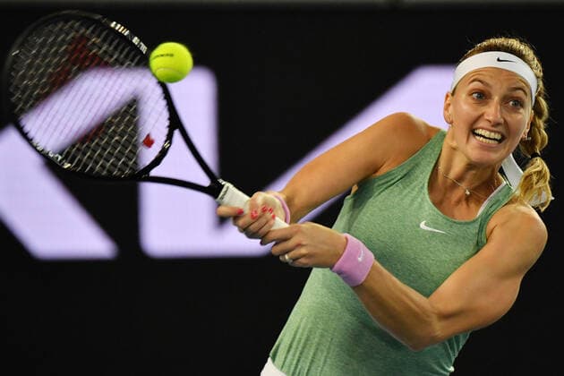 TENNIS YARRA VALLEY CLASSIC, Petra Kvitova of Czech Republic in action during the Round 2 Yarra Valley Classic - WTA, Tennis Damen 500 match against Venus Williams of the United States of America at Melbourne Park in Melbourne, Tuesday, February 2, 2021. ( NO ARCHIVING, EDITORIAL USE ONLY, NO USE IN BOOKS WITHOUT CONSENT MELBOURNE VIC AUSTRALIA  Copyright: xDEANxLEWINSx 20210202001517746596