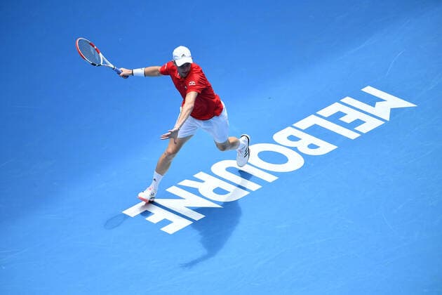 Dominic Thiem TENNIS : Australian Open 2021 - 02 02 2021 AntoineCouvercelle Panoramic 