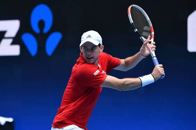 Dominic Thiem TENNIS : Australian Open 2021 - 02 02 2021 AntoineCouvercelle Panoramic 