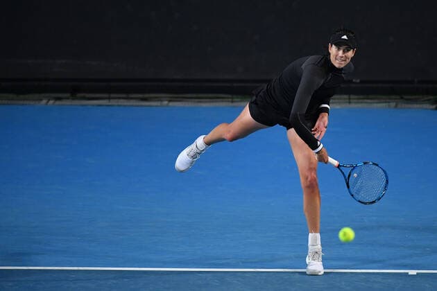 Garbine Muguruza TENNIS : Australian Open 2021 - 02 02 2021 AntoineCouvercelle Panoramic 