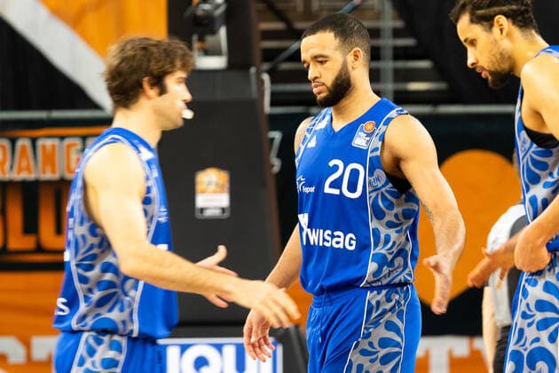 Rasheed Moore Fraport Skyliners 20 GER, Ratiopharm Ulm vs Fraport Skyliners, easycredit 1 Bundesliga Basketball, 4 Matchday, Season 2020 21, 02 02 2021 Ratiopharm Ulm vs Fraport Skyliners, Basketball New Ulm. Copyright: xEibner-Pressefoto RogerxBuerkex EP_EER