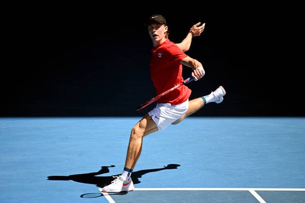 TENNIS ATP, Tennis Herren CUP, Denis Shapovalov of Canada in action during the ATP Cup match against Alexander Zverev of Germany at Melbourne Park in Melbourne, Wednesday, February 3, 2021. ( NO ARCHIVING, EDITORIAL USE ONLY, NO USE IN BOOKS WITHOUT CONSENT MELBOURNE VIC AUSTRALIA  Copyright: xDEANxLEWINSx 20210203001517950596
