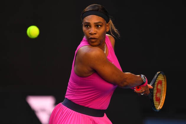 TENNIS YARRA VALLEY CLASSIC, Serenena Williams of USA in action during Round three Yarra Valley Classic - WTA, Tennis Damen 500 match against Svetana Pironkova of Bulgaria at Melbourne Park in Melbourne, Wednesday, February 3, 2021. ( NO ARCHIVING, EDITORIAL USE ONLY, NO USE IN BOOKS WITHOUT CONSENT MELBOURNE VIC AUSTRALIA  Copyright: xJAMESxROSSx 20210203001517973640