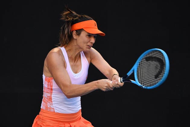 TENNIS YARRA VALLEY CLASSIC, Svetana Pironkova of Bulgaria in action during the Round three Yarra Valley Classic - WTA, Tennis Damen 500 match against Serenena Williams of USA at Melbourne Park in Melbourne, Wednesday, February 3, 2021. ( NO ARCHIVING, EDITORIAL USE ONLY, NO USE IN BOOKS WITHOUT CONSENT MELBOURNE VIC AUSTRALIA  Copyright: xJAMESxROSSx 20210203001517975600