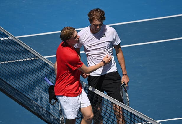 Australian Open 2021 ATP Cup Germany Canada Alexander Zverev , Germany and Denis Shapovalov , Canada