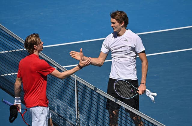 Australian Open 2021 ATP Cup Germany Canada Alexander Zverev , Germany and Denis Shapovalov , Canada