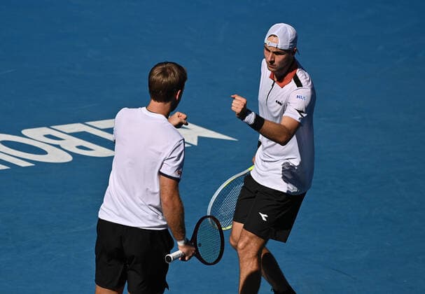 Australian Open 2021 ATP Cup Germany Canada German Doubles Kevin Krawietz and Jan Lennard Struff , Germany
