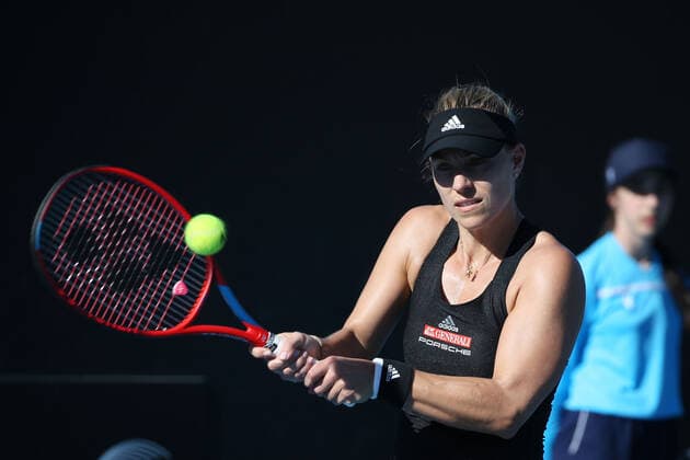 Angelique Kerber, GER, during 2021 Melbourne Summer Series AO pre tournaments in Melbourne, 03 02 2021