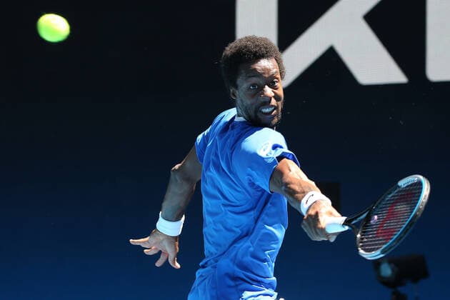 Gael Monfils, FRA, during 2021 Melbourne Summer Series ATP Cup AO pre tournaments in Melbourne, 03 02 2021