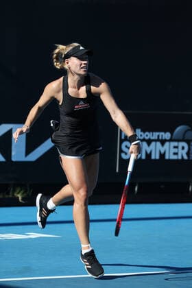 Angelique Kerber, GER, during 2021 Melbourne Summer Series AO pre tournaments in Melbourne, 03 02 2021