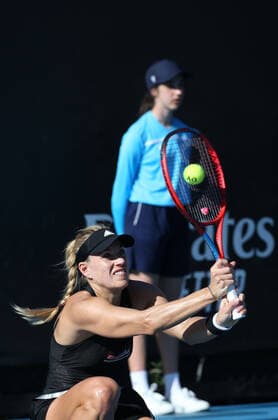 Angelique Kerber, GER, during 2021 Melbourne Summer Series AO pre tournaments in Melbourne, 03 02 2021