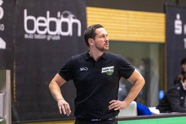 Domenik Reinboth Ehingen Urspring, Head Coach ¨¨¨Tigers Tübingen vs Ehingen Urspring, 2 Basketball, Bundesliga, Pro A, Barmer 2 Basketball, Spieltag 19, Spielzeit 2020 2021, 03 02 2021, ¨¨ Tigers Tübingen Ehingen Urspring , Basketball, 2 Bundesliga, Barmer 2 Basketball, Spieltag 19, Spielzeit 2020 2021, 03 02 2021 Rottenburg am Neckar. Copyright: xNinaxSander xEibnerxPressefotoxIx EP_NSR