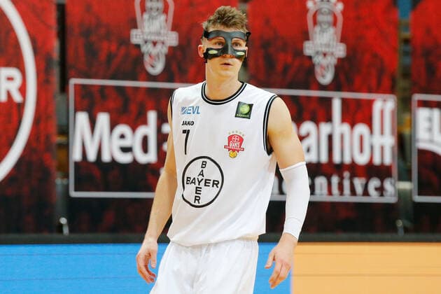 Leverkusen, Germany 03 February 2021 2 BBL Pro A 2020 2021 Bayer Giants Leverkusen vs Rostock Seawolves Garrit Dressler Bayer Giants Leverkusen Ostermann Arena Nordrhein Westfalen Copyright: xFotostandx xvanxderxVeldenx