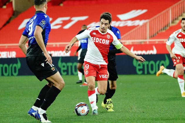 Wissam Ben Yedder (AS Monaco) FOOTBALL : AS Monaco vs OGC Nice - Ligue 1 Uber Eats - Monaco - 03 02 2021 NorbertScanella PanoramiC 