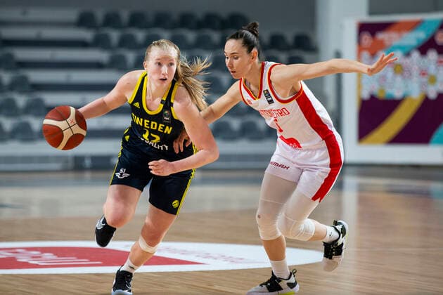 Basketball, Womens European Championship Qualification, Sweden - Montenegro