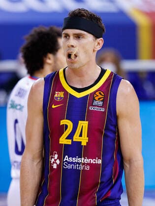 February 4, 2021, Barcelona, Spain: Kyle Kuric of FC Barcelona, Barca during the Turkish Airlines EuroLeague match between FC Barcelona and Anadolu Efes Istanbul at Palau Blaugrana in Barcelona, Spain. Barcelona Spain - ZUMAd159 20210204_zia_d159_121 Copyright: xDavidxRamirezx