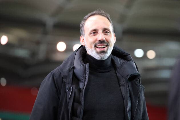 03 02 21 VfB Stuttgart Borussia Mönchengladbach Germany, Stuttgart, 03 02 2021, Football, DFB Pokal, Season 2020 2021, Round of 16, VfB Stuttgart Borussia Mönchengladbach Pellegrino Matarazzo Coach VfB Stuttgart , DFL DFB REGULATES PROHIBIT ANY USE OF PHOTOGRAPHS AS IMAGE SEQUENCES AND OR QUASI VIDEO
