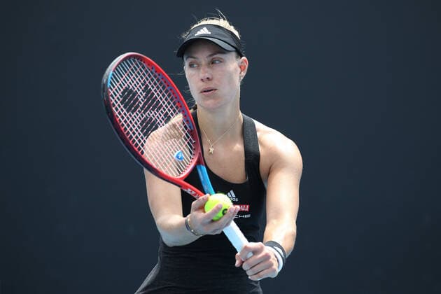Angelique Kerber, GER, during 2021 Melbourne Summer Series AO pre tournaments in Melbourne, 05 02 2021