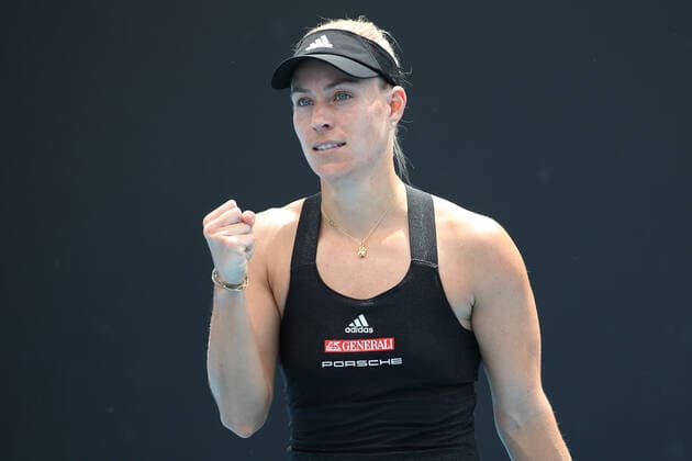 Angelique Kerber, GER, during 2021 Melbourne Summer Series AO pre tournaments in Melbourne, 05 02 2021
