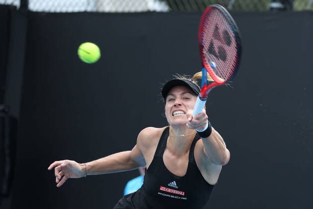 Angelique Kerber, GER, during 2021 Melbourne Summer Series AO pre tournaments in Melbourne, 05 02 2021