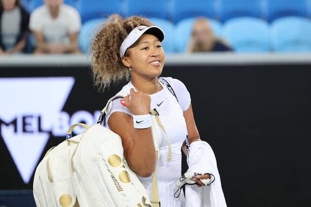 February 5, 2021: 2nd seed Naomi OSAKA of Japan speaks to the media after defeating Irina-Camelia BEGU of Romania in a quarter final match of the Gippsland Trophy tournament on Margaret Court Arena, in Melbourne, Australia. Osaka won 75 61. Cal Media. Melbourne Australia - ZUMAc04_ 20210205_zaf_c04_022 Copyright: xSydneyxLowx