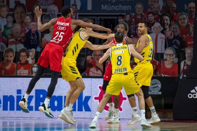 Jalen Reynolds 8 FC Bayern , FC Bayern Basketball vs Alba Berlin, EuroLeague, 05 02 2021 Munich Bavaria Germany Copyright: xkolbert-press UlrichxGamelx