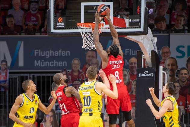Jalen Reynolds 8 FC Bayern , dunk, FC Bayern Basketball vs Alba Berlin, EuroLeague, 05 02 2021 Muenchen Bayern Germany Copyright: xkolbert-press UlrichxGamelx