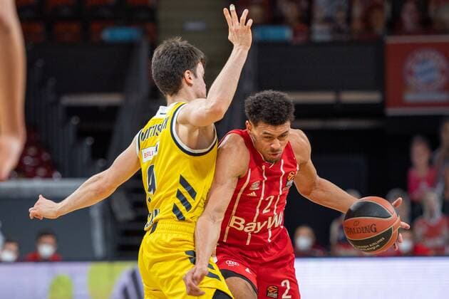 Jonas Mattisseck 9 Alba Berlin , Wade Baldwin 2 FC Bayern , FC Bayern Basketball vs Alba Berlin, EuroLeague, 05 02 2021 Muenchen Bayern Germany Copyright: xkolbert-press UlrichxGamelx