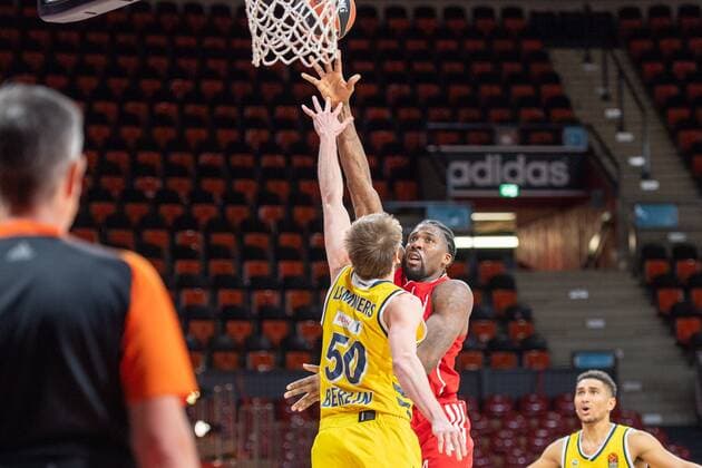 Ben Lammers 50 Alba Berlin , Jalen Reynolds 8 FC Bayern , FC Bayern Basketball vs Alba Berlin, EuroLeague, 05 02 2021 Muenchen Bayern Germany Copyright: xkolbert-press UlrichxGamelx